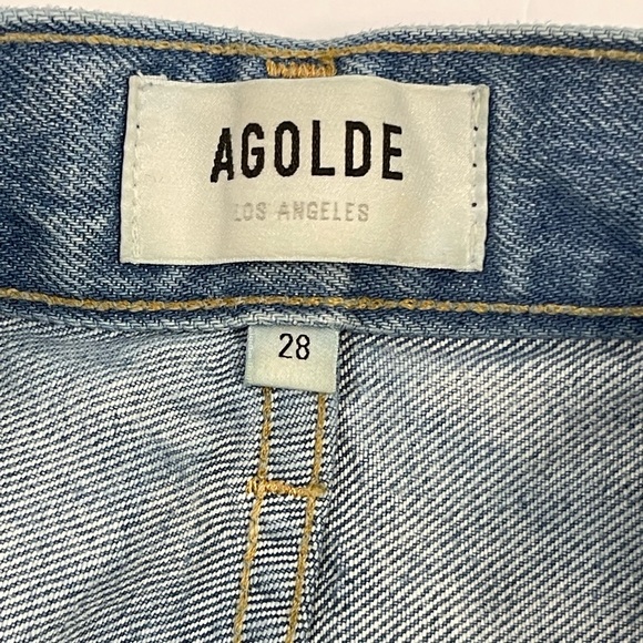 Agolde Faded Denim Jeans - Picture 6 of 8